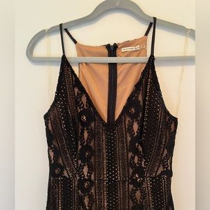 Black lace dress size medium. Fits small.